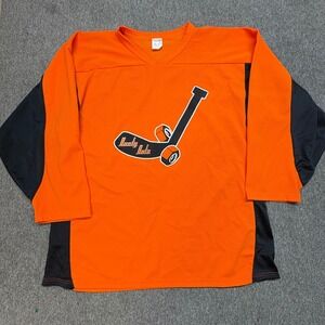 Vintage Athletic Knit 80s Hockey Jersey Mens XL Rusty Nuts